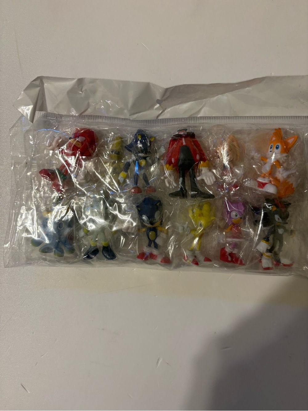 Sonic Character Mini Figures Set of 12- Multicolor Kids Toy Collection